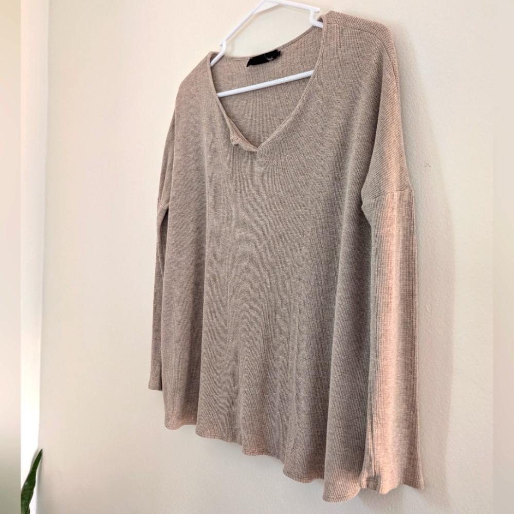 Hatch Maternity Waffle Henley - Size 1